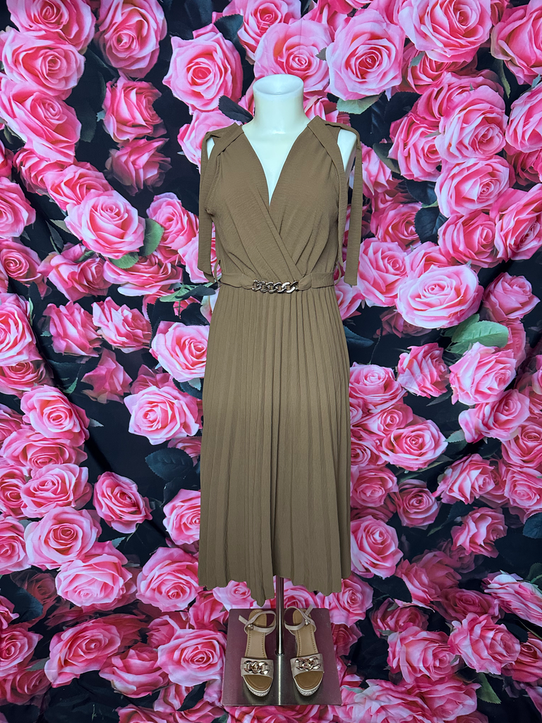 robe longue brune
