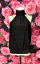 top noir dos ouvert