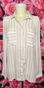 chemise rose et Blanc