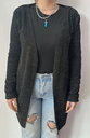 Gilet noir à paillettes