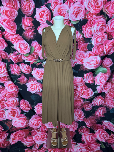 robe longue brune