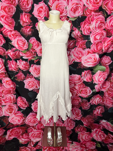 robe longue blanche