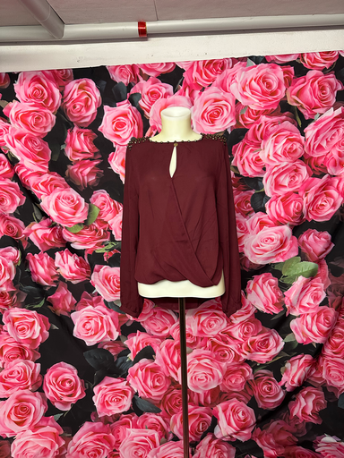 blouse bordeaux
