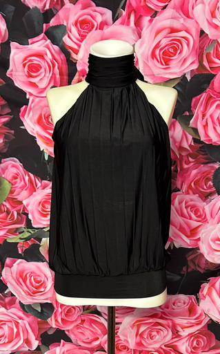 top noir dos ouvert