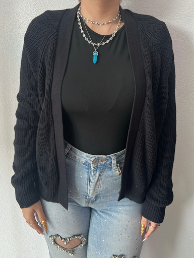 Gilet, noir, basique