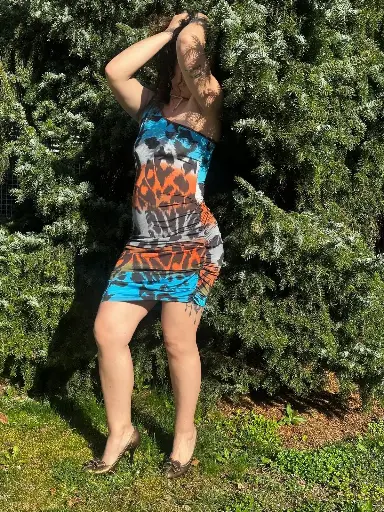 robe léopard coloré